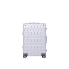 Customized 100% Aluminum Rolling Luggage Travel Trolley Suitcase